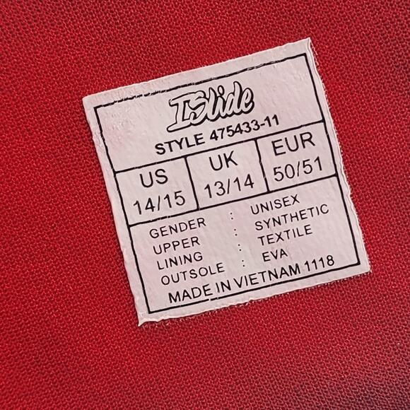 Harlem Globetrotters iSlide Sandals Men 14-15 Basketball Team #45 Rare 475433-11 - Picture 3 of 16